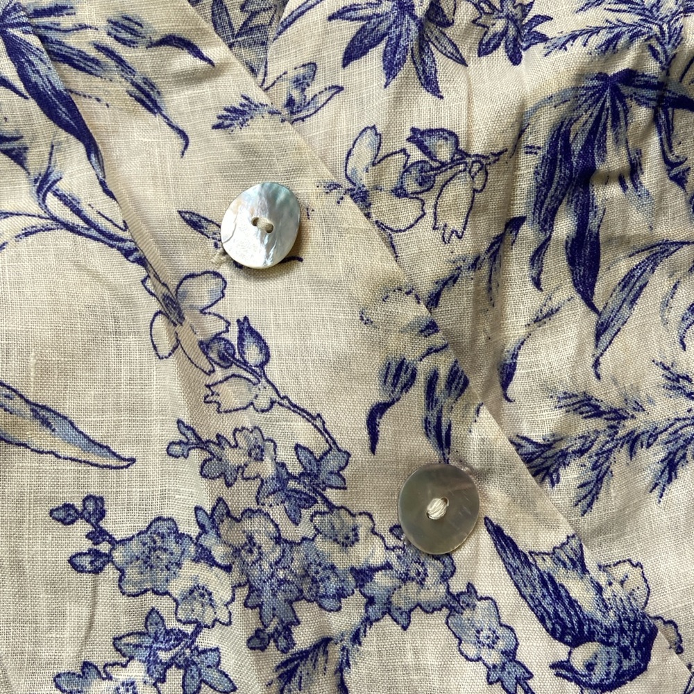 Linen wrap top - Picture 4 of 7